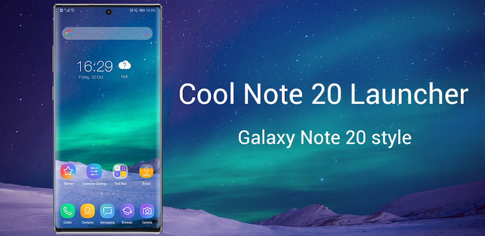 Cover Image of Cool Note20 Launcher v10.2 MOD APK (Premium Unlocked)