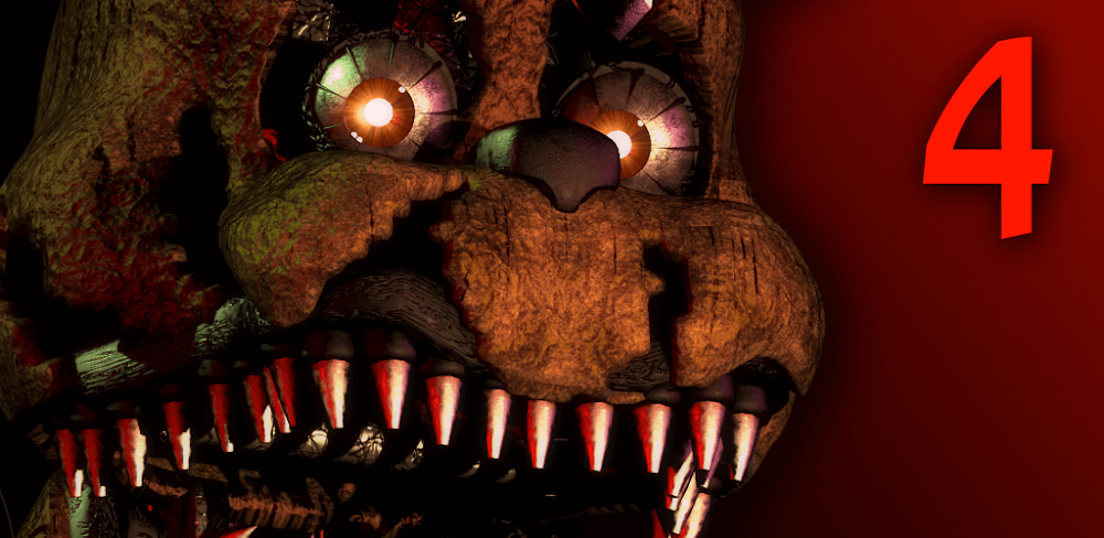 Cover Image of Five Nights at Freddy's 4 v2.0.3 APK (Full Version, Unlocked)