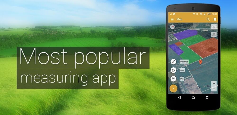 Cover Image of GPS Fields Area Measure Pro v4.1.0 APK (Full Version)