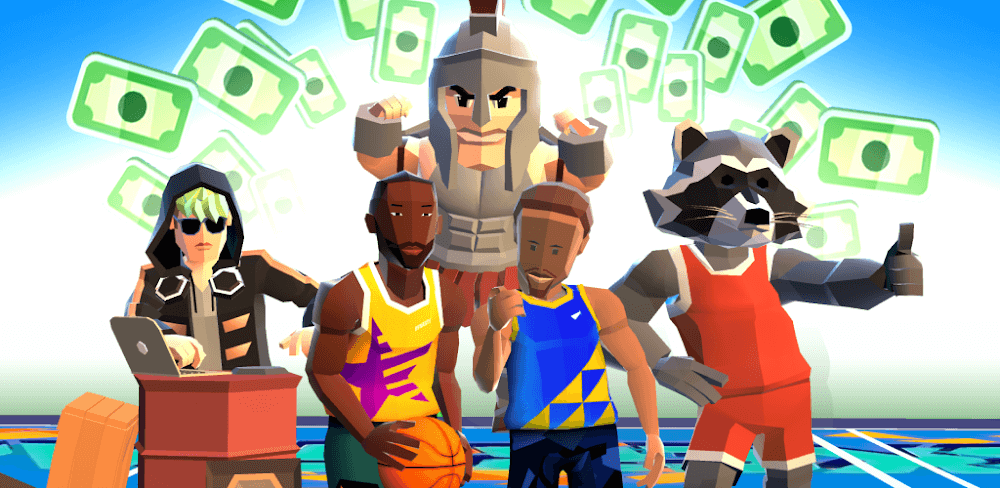 Cover Image of Idle Basketball Legends Tycoon v0.1.150 MOD APK (Unlimited Money)