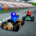 Cover Image of Kart Rush Racing v42 MOD APK (Unlimited Money)