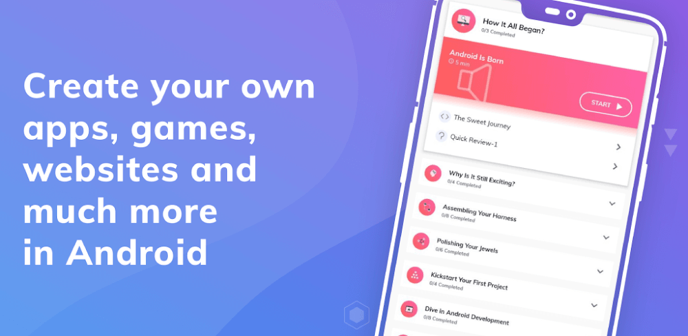 Cover Image of Learn Android App Development v4.2.44 MOD APK (Premium Unlocked)