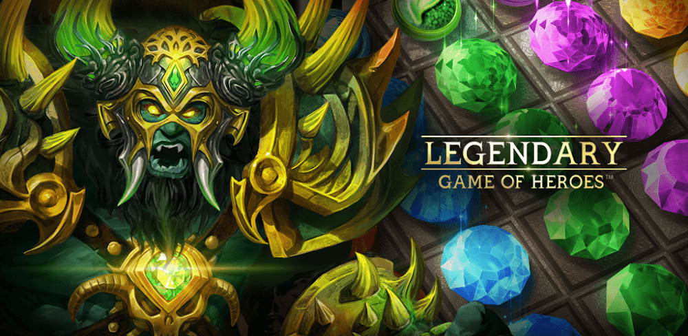 Cover Image of Legendary: Game of Heroes v3.18.3 MOD APK (Damage, God Mode, Quick Win)