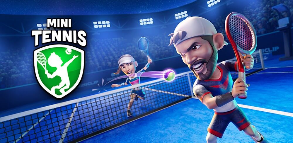 Cover Image of Mini Tennis v1.7.6 MOD APK (Always Out Ball)