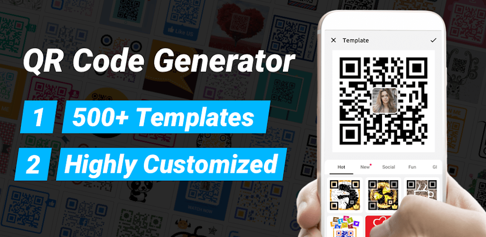 Cover Image of QR Code Generator v1.02.40.0806 MOD APK (VIP Unlocked)