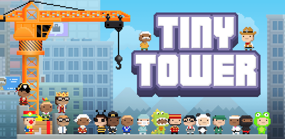 Cover Image of Tiny Tower v5.7.0 MOD APK (Unlimited Bux, Vip Enabled)