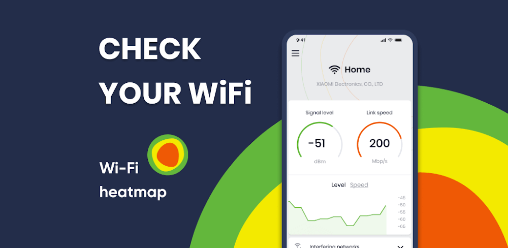 Cover Image of WiFi Heatmap v5.12.4 MOD APK (Premium Unlocked)