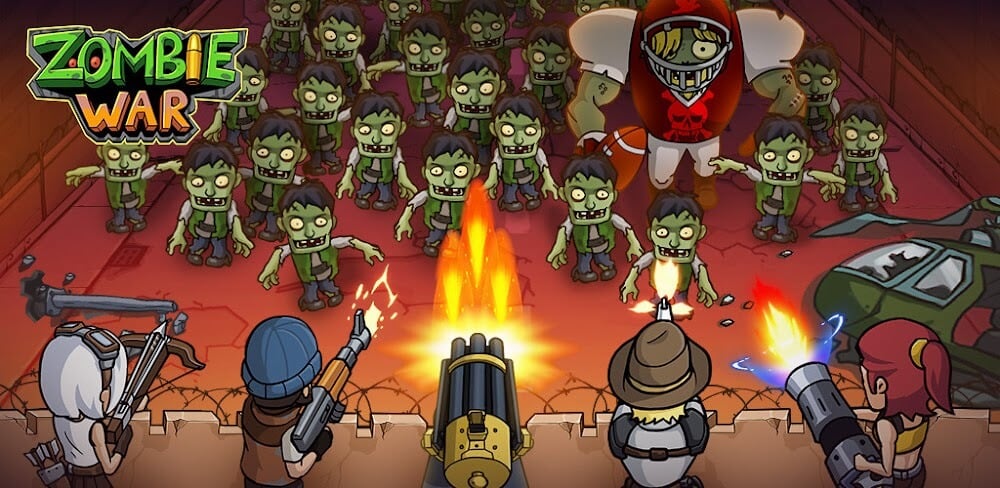 Cover Image of Zombie Idle Defense v2.8.0b2 MOD APK (Unlimited Money, VIP Token)